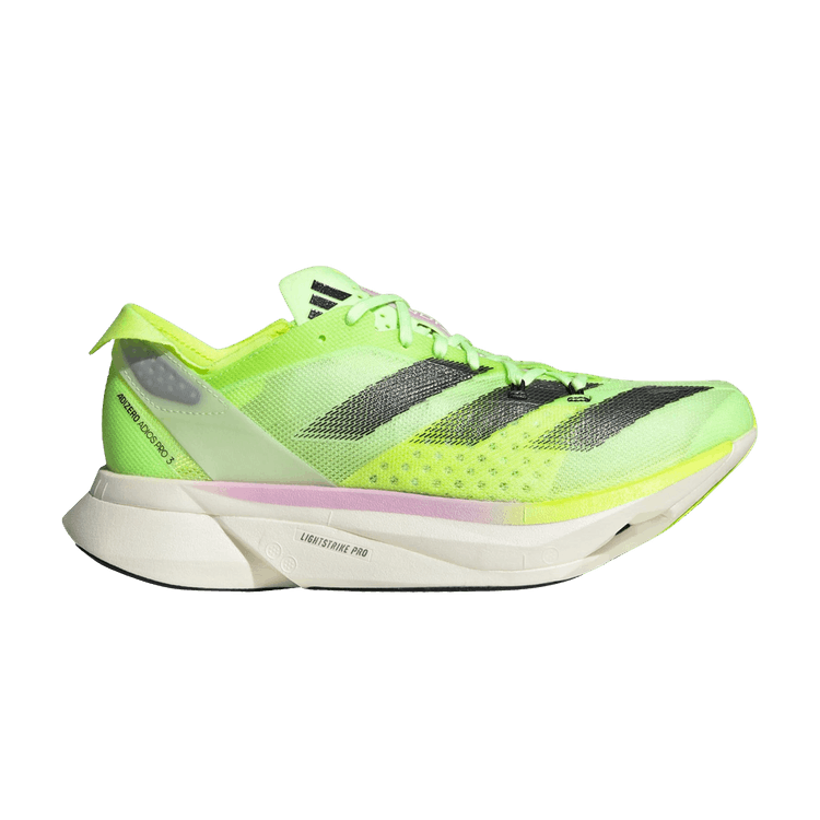 adidas Wmns Adizero Adios Pro 3 'Lucid Lemon' — Aurora Black/Zero Metallic/Lucid Lemon
