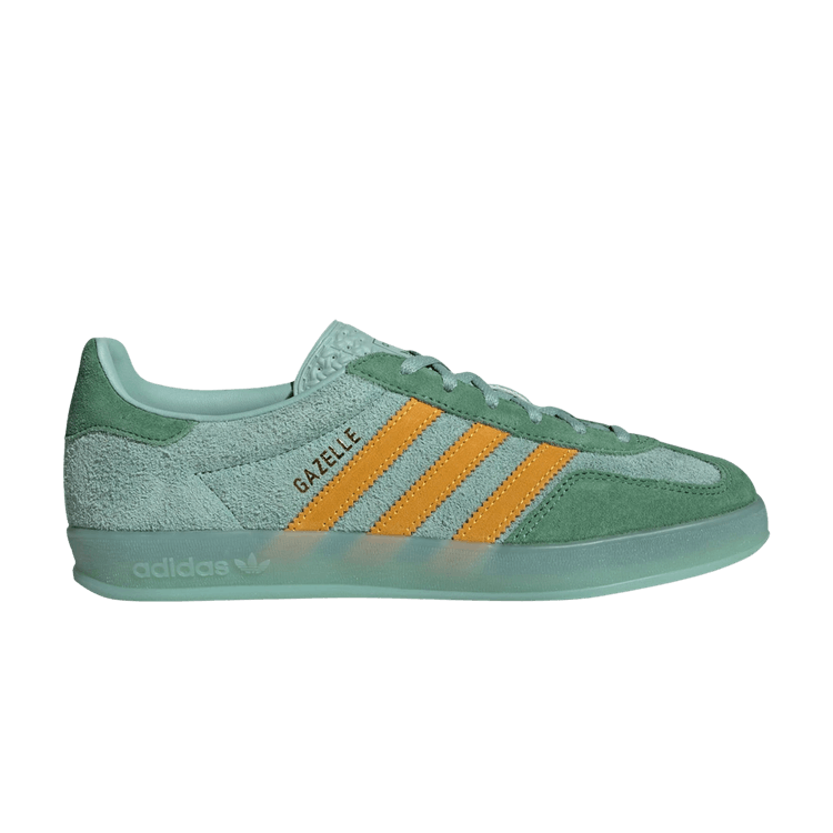 adidas Wmns Gazelle Indoor 'Hazy Green Crew Yellow' — Hazy Green/Preloved Green/Crew Yellow