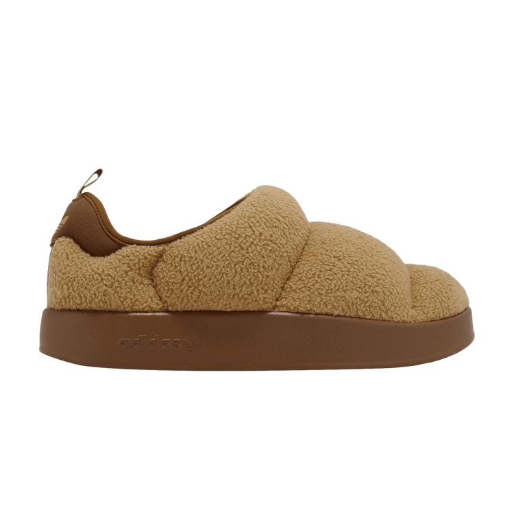 adidas Puffylette 'Khaki Gold Metallic' — Khaki/Khaki/Gold Metallic