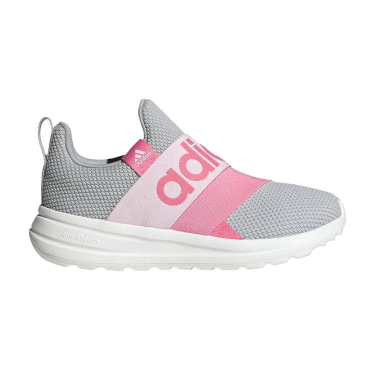 Adidas Lite Racer Adapt 6.0 J 'Grey Bliss Pink' — Grey Two/Semi Solar Pink/Bliss Pink