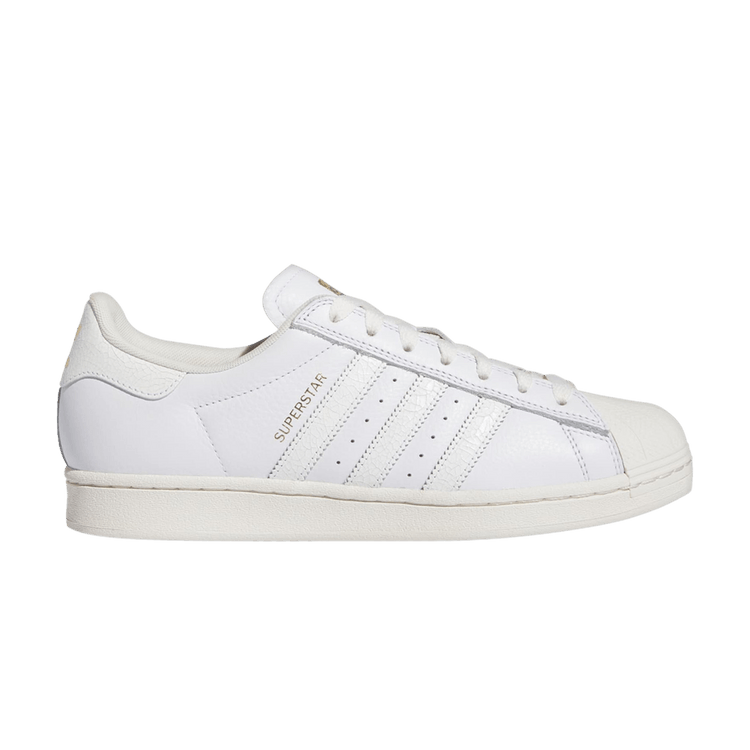 adidas Superstar ADV 'White Cracked Leather' — Cloud White/Cloud White/Chalk White