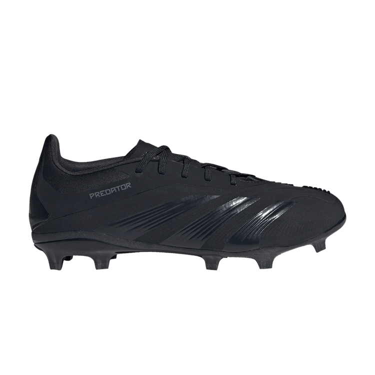 Adidas Predator 24 Elite FG J 'Base Black Pack' — Core Black/Carbon/Core Black