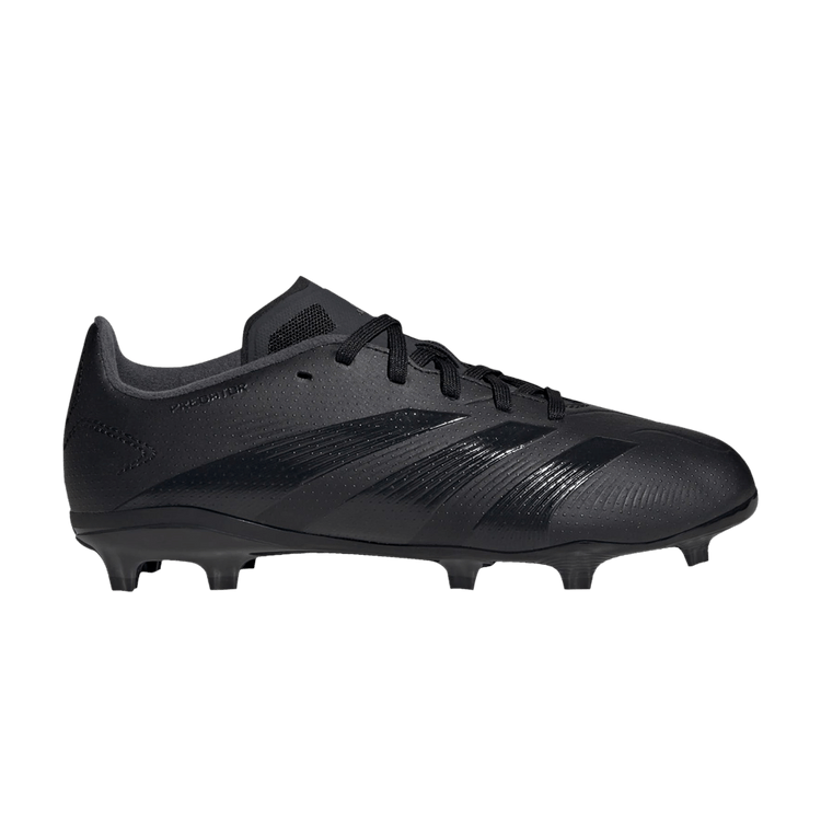 Adidas Predator 24 League FG J 'Base Black Pack' — Core Black/Carbon/Core Black