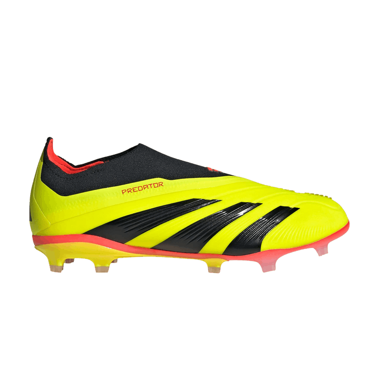 Adidas Predator 24 Elite Laceless FG J 'Energy Citrus Pack' — Team Solar Yellow/Core Black/Solar Red