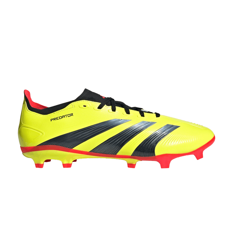 Adidas Predator 24 League Low FG 'Energy Citrus Pack' — Team Solar Yellow/Core Black/Solar Red