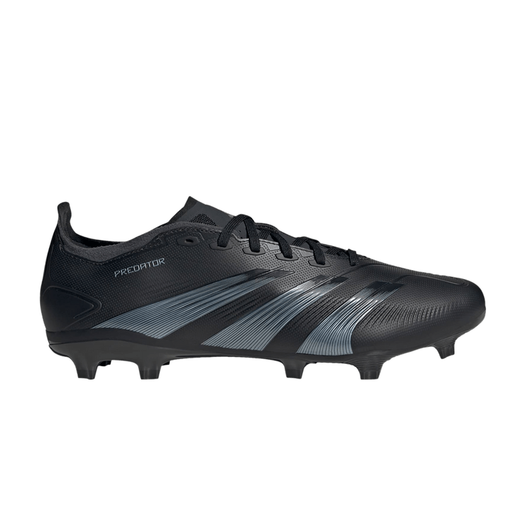Adidas Predator 24 League Low FG 'Base Black Pack' — Core Black/Carbon/Core Black