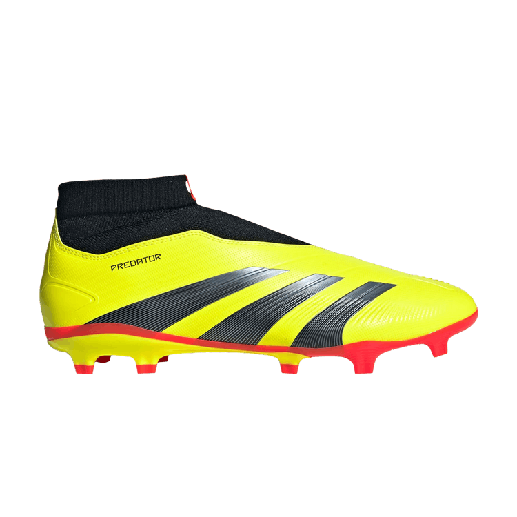 Adidas Predator 24 League Laceless FG 'Energy Citrus Pack' — Team Solar Yellow/Core Black/Solar Red