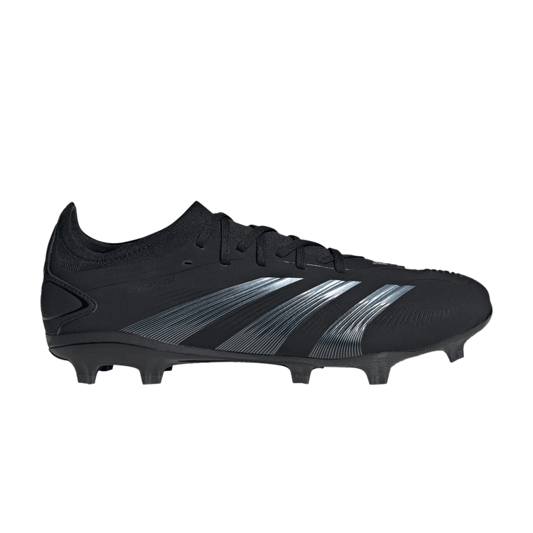 Adidas Predator 24 Pro Low FG 'Base Black Pack' — Core Black/Carbon/Core Black
