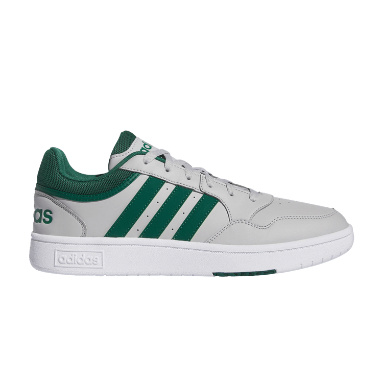 Adidas Hoops 3.0 Low 'Grey Collegiate Green' — Grey Two/Collegiate Green/Cloud White