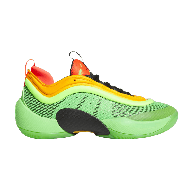 Adidas D.O.N. Issue #6 J 'Panama' — Lucid Lime/Solar Red/Lucid Blue