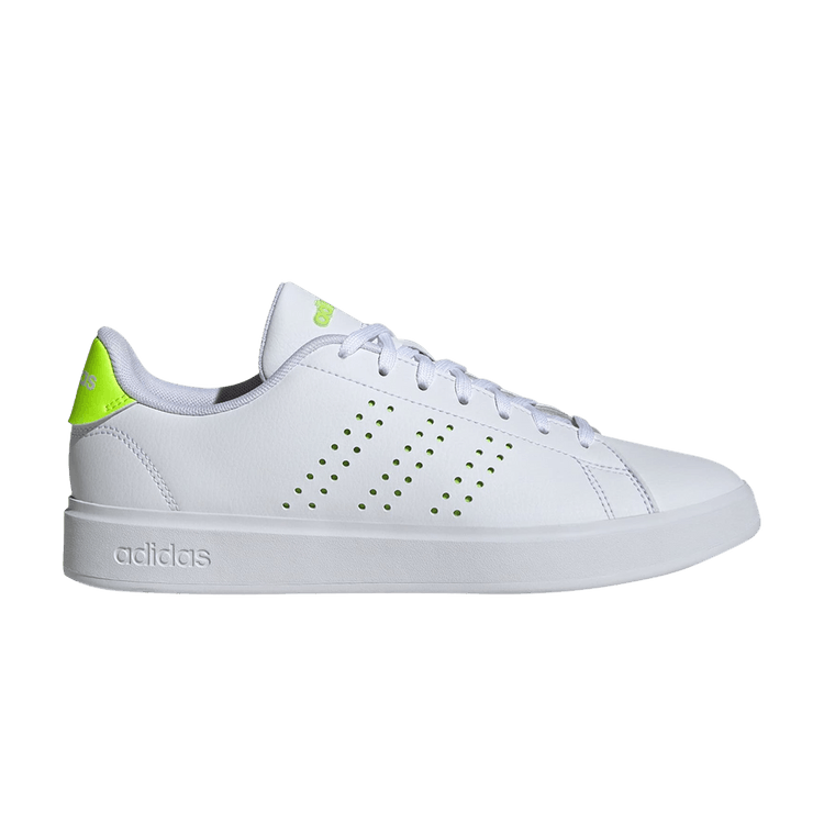 Adidas Wmns Advantage 2.0 'White Lucid Lemon' — Cloud White/Lucid Lemon/Lucid Lemon