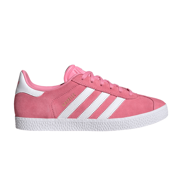 Adidas Gazelle J 'Bliss Pink' — Bliss Pink/Cloud White/Gold Metallic