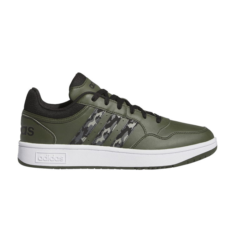 Adidas Hoops 3.0 Low 'Night Cargo Camo' — Night Cargo/Core Black/Cloud White