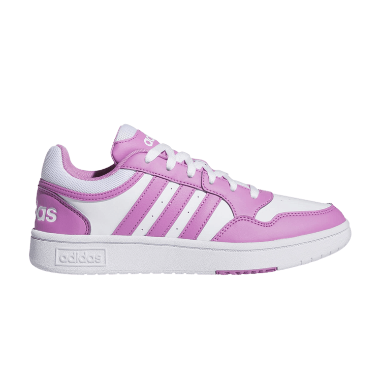 Adidas Wmns Hoops 3.0 Low 'White Preloved Purple' — Cloud White/Preloved Purple/Preloved Purple