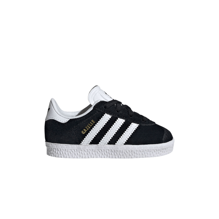 Adidas Gazelle Comfort Closure EL I 'Black White' — Core Black/Cloud White/Cloud White