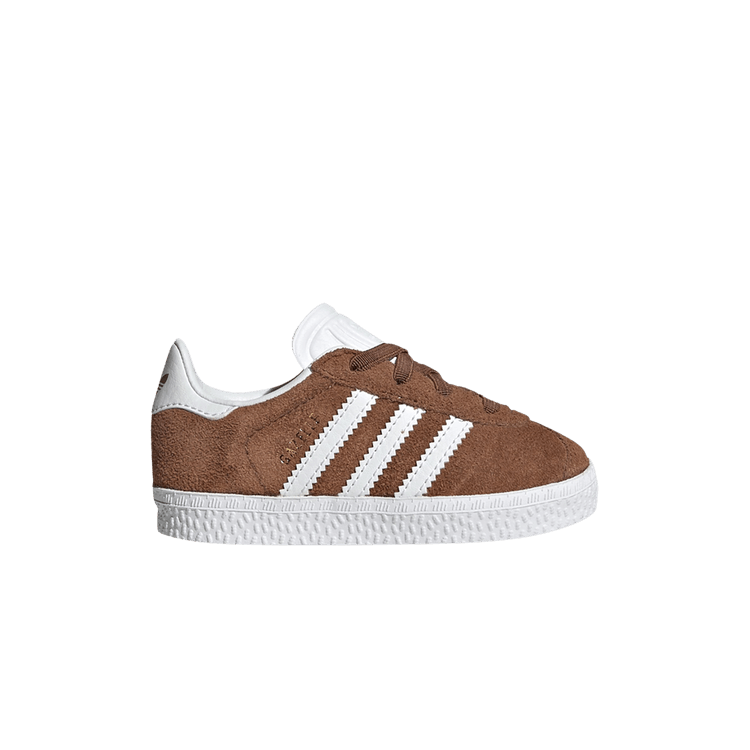 Adidas Gazelle Comfort Closure EL I 'Preloved Brown' — Preloved Brown/Cloud White/Gold Metallic
