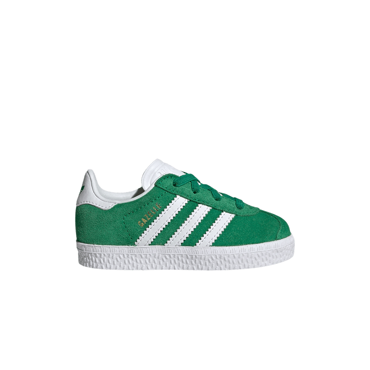 Adidas Gazelle Comfort Closure EL I 'Green' — Green/Cloud White/Gold Metallic