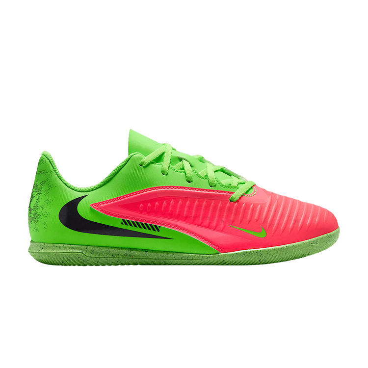 Nike Jr. Phantom 6 Low Club IC GS 'Erling Haaland' — Hot Punch/Green Strike/Black
