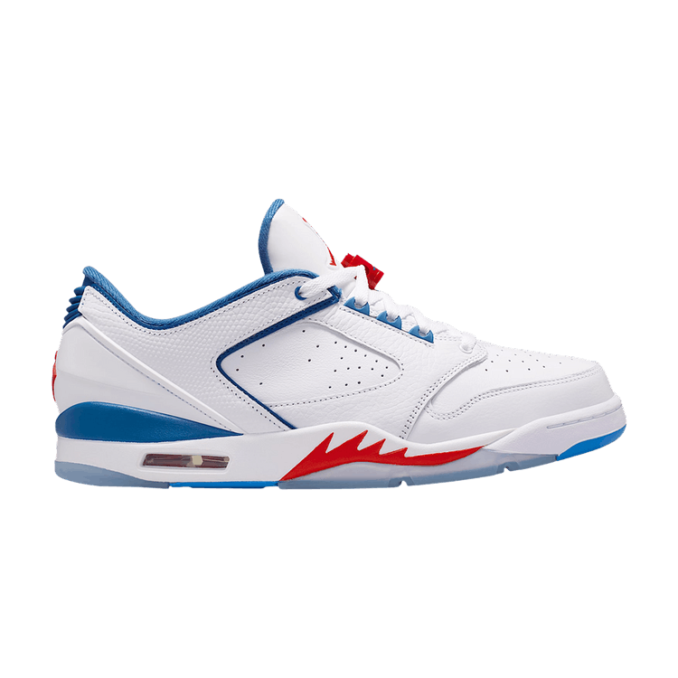 Air Jordan Sixty Plus Low 'White True Blue' — White/True Blue/Varsity Red