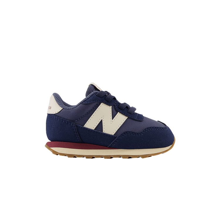 New Balance 237 Bungee Lace Toddler Wide 'Navy Turtledove' — Navy/Turtledove