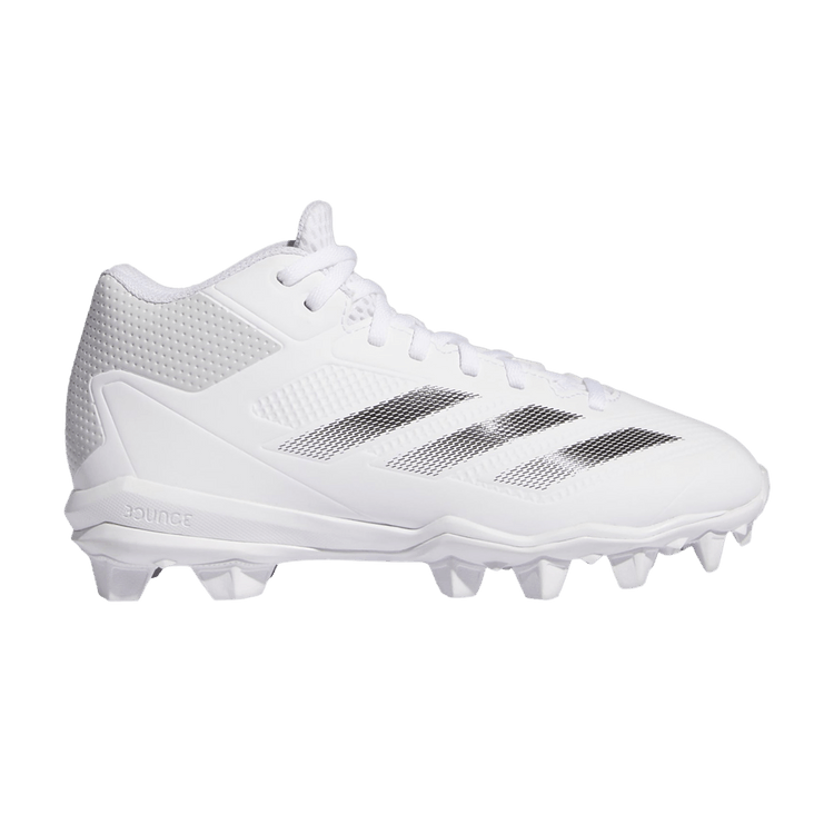 Adidas Adizero Impact Molded K 'White Light Grey' — Cloud White/Cloud White/Cloud White