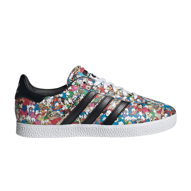 Disney x adidas Gazelle J 'Where's Mickey?' — Core Black/Core Black/Cloud White