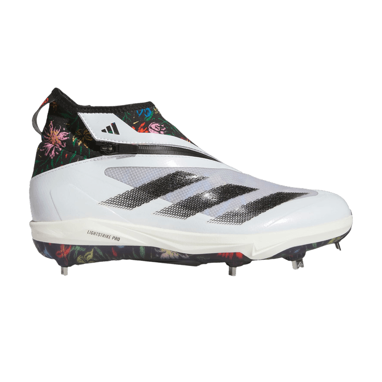 Julio Rodriguez x adidas Adizero Impact+ 1 'Floral Graphics' — Cloud White/Core Black/Bright Blue
