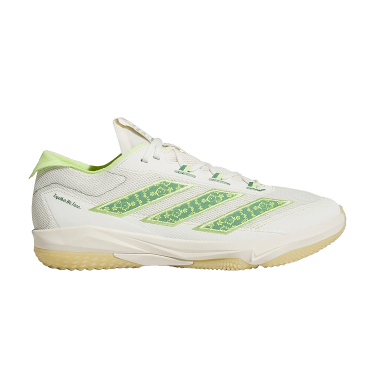 The Hidden Opponent x adidas Adizero Impact Turf 'Together We Face' — Off White/Preloved Green/Pulse Lime