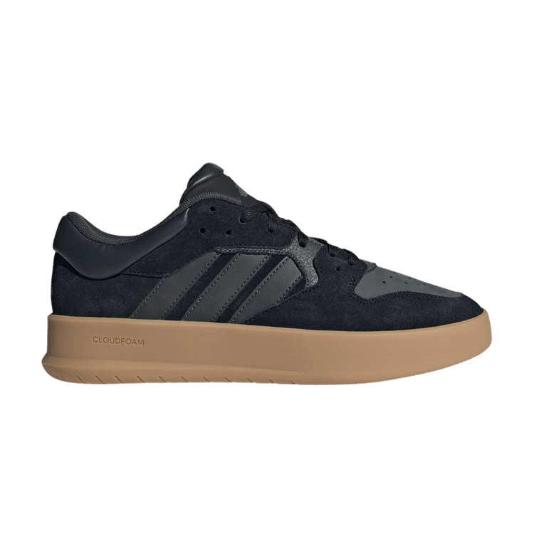 adidas Court 24 'Black Carbon Gum' — Core Black/Carbon/Grey Six