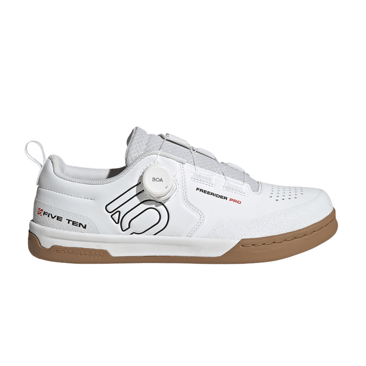 adidas Five Ten Freerider Pro BOA 'White Black Red' — Cloud White/Core Black/Red