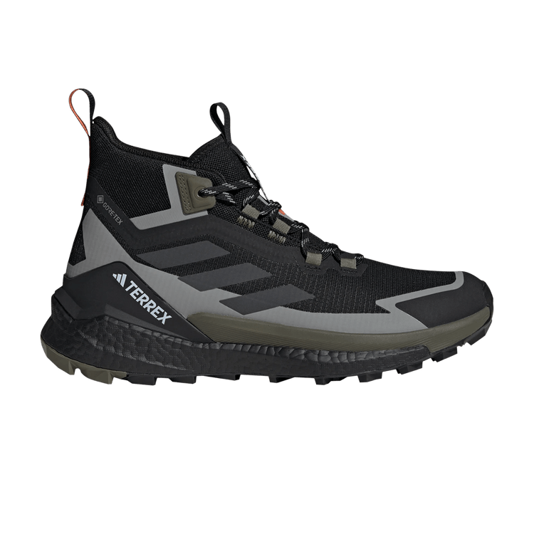 Adidas Terrex Free Hiker 2.0 GORE-TEX 'Black Olive Strata' — Core Black/Carbon/Olive Strata