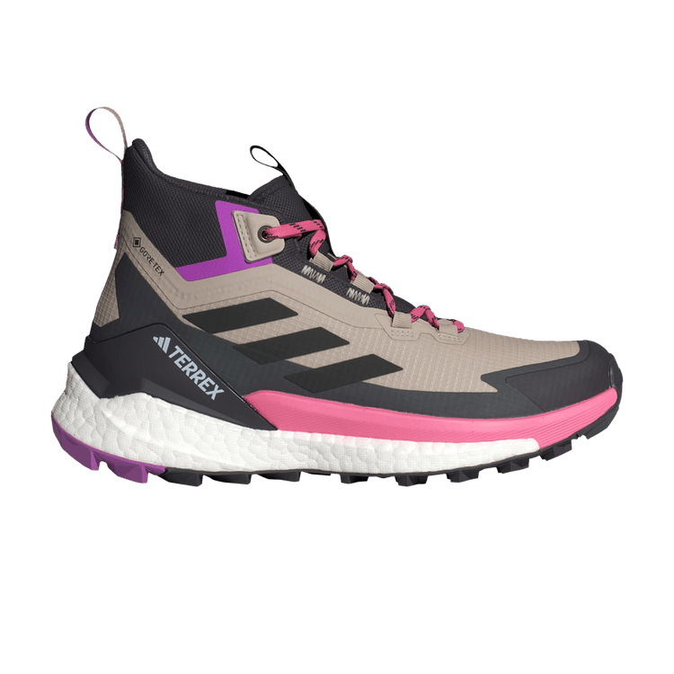 Adidas Wmns Terrex Free Hiker 2.0 GORE-TEX 'Wonder Beige Pink Fusion Black' — Wonder Beige/Pink Fusion/Aurora Black