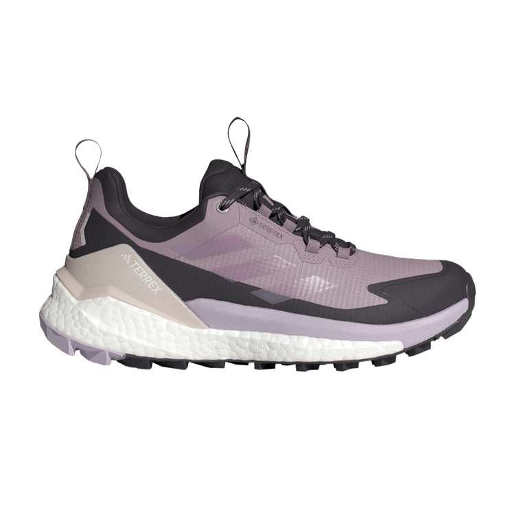 Adidas Wmns Terrex Free Hiker 2.0 Low GORE-TEX 'Preloved Fig' — Preloved Fig/Silver Dawn/Aurora Black