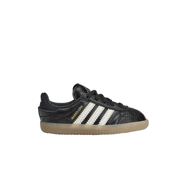 Naked x Maha x adidas Samba Millennium I 'Black White Gum' — Core Black/Off White/Gum