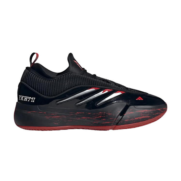 adidas Dame 9 'Halloween' — Core Black/Silver Metallic/Cloud White