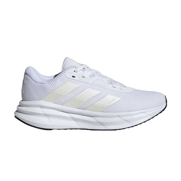 Adidas Wmns Galaxy 7 'White Metallic Black' — Cloud White/Zero Metallic/Core Black