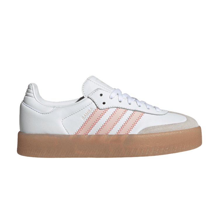 adidas Wmns Sambae 'White Sandy Pink Semi Flash Red' — Footwear White/Sandy Pink/Semi Flash Red
