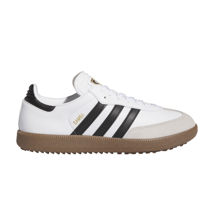 adidas Samba Spikeless Golf 'White Black Gum' — Cloud White/Core Black/Gum