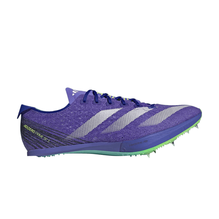 Adidas Adizero Prime SP 3 Strung 'Cobalt Blue Lucid Lemon' — Cobalt Blue/Zero Metallic/Lucid Lemon
