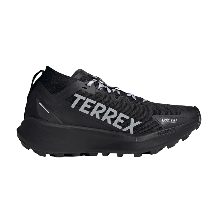 adidas Wmns Terrex Agravic Mid GORE-TEX 'Black Silver Dawn' — Core Black/Silver Dawn/Grey Two