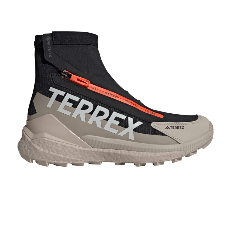 Adidas Terrex Free Hiker 2 Cold.RDY GORE-TEX 'Wonder Beige Black Orange' — Wonder Beige/Core Black/Semi Impact Orange