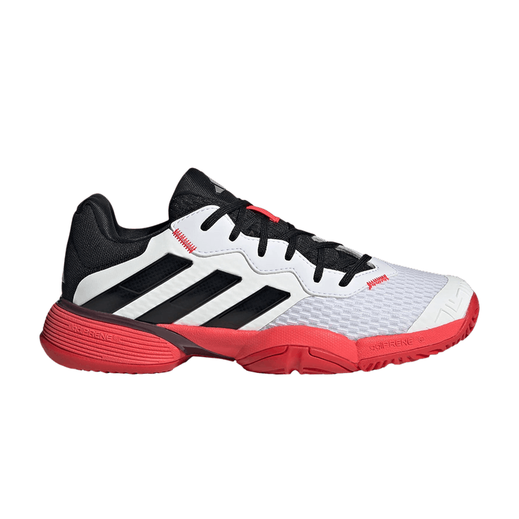 Adidas Barricade J 'White Black Lucid Red' — Cloud White/Core Black/Lucid Red