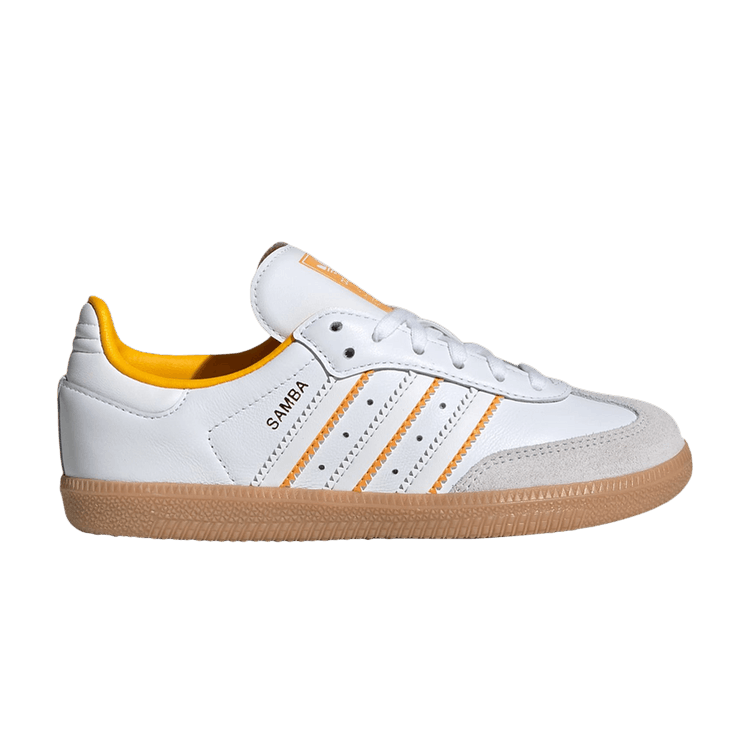 adidas Samba OG C 'White Crew Yellow' — Crystal White/Cloud White/Crew Yellow