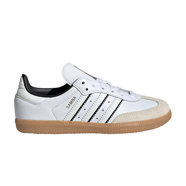 adidas Samba OG C 'Double White Black Gum' — Cloud White/Off White/Core Black