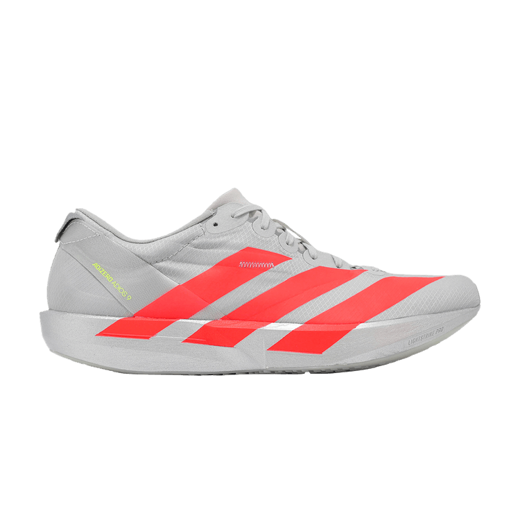 Adidas Adizero Adios 9 'Ekiden Pack' — Grey Two/Lucid Red/Grey