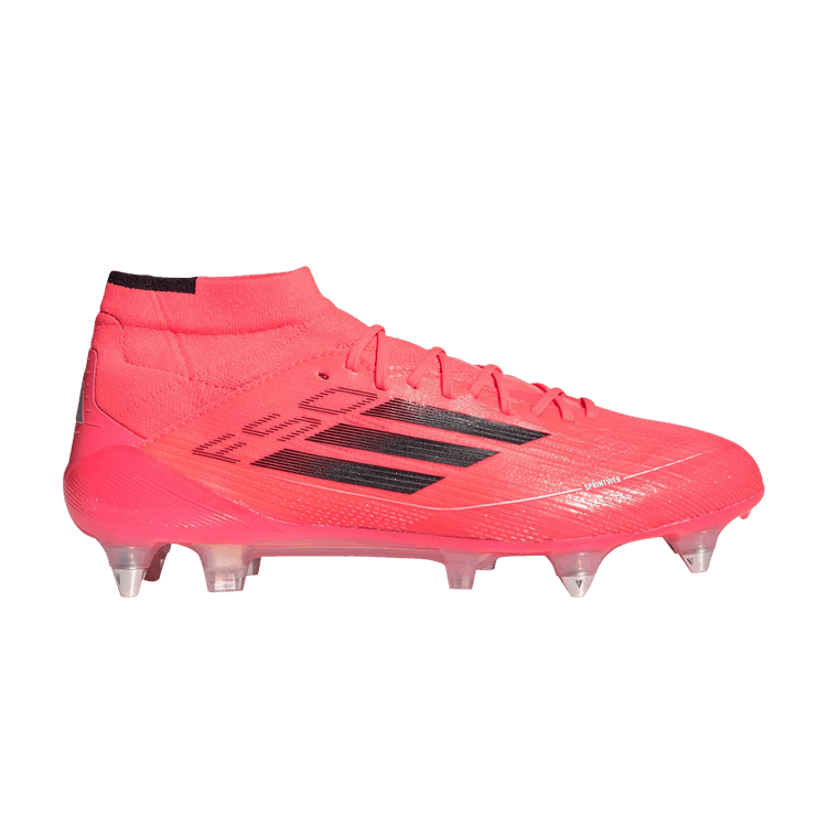 Adidas Wmns Adizero F50 Elite Mid SG 'Vivid Horizon Pack' — Turbo/Aurora Black/Platinum Metallic