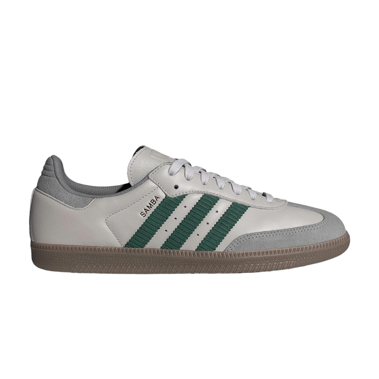 adidas Samba OG 'Grey Collegiate Green' — Grey One/Collegiate Green/Gum