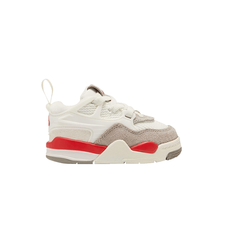 Air Jordan 4 RM TD 'Fire Red' — Sail/College Grey/Coconut Milk/Fire Red