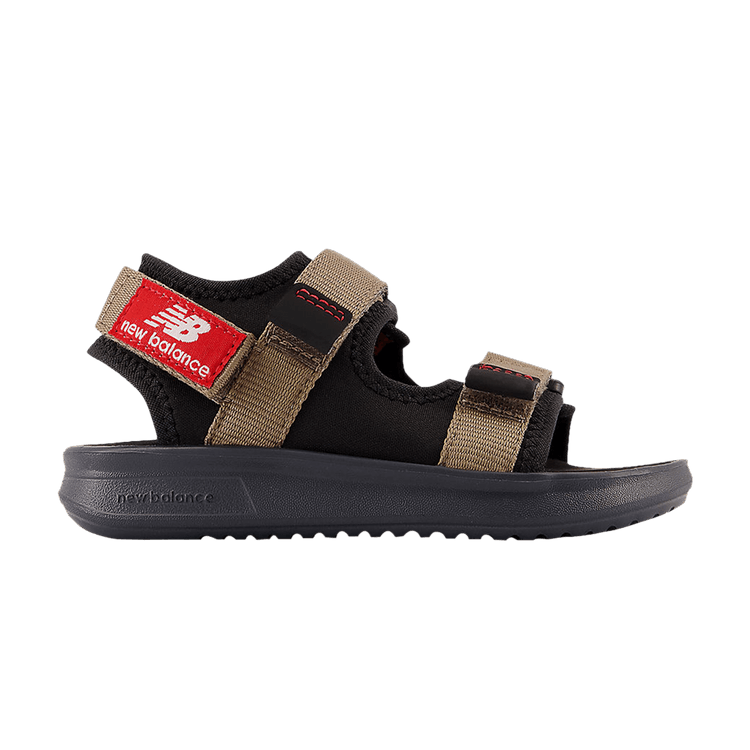 New Balance 750 Sandal Toddler Wide 'Black Brown' — Black/Brown
