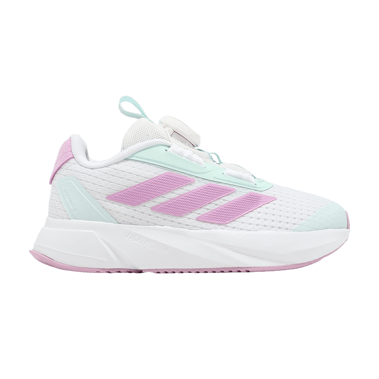 Adidas Duramo SL BOA K 'White Bliss Lilac' — Cloud White/Bliss Lilac/Halo Mint
